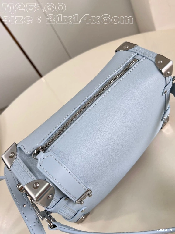 WIS Trunk LOUIS PM-21*14*6CM VUITTON Side 0823